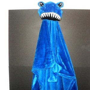Northpoint Kids Bath or Beach Towel Shark Hooded Boy's Royal Blue Soft